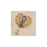 AS79 Non-piercing gold wreath with pendant nipple rings - Image 2