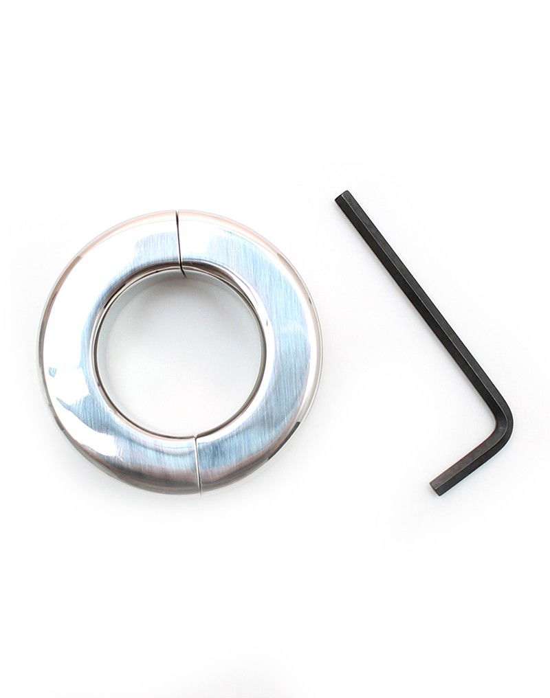 Rimba Bondage Play - Stainless Steel Ballstretcher with Allen Key (height 2.5 cm) - Image 2