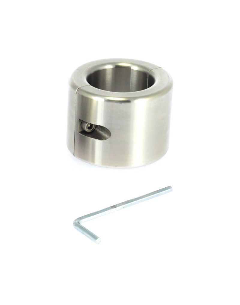 Rimba Bondage Play - Stainless Steel Ballstretcher with Allen Key (height 4 cm)