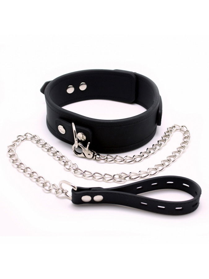 Rimba - Collar of 5 cm wide, adjustable with buckle, dog leash included. - Image 10