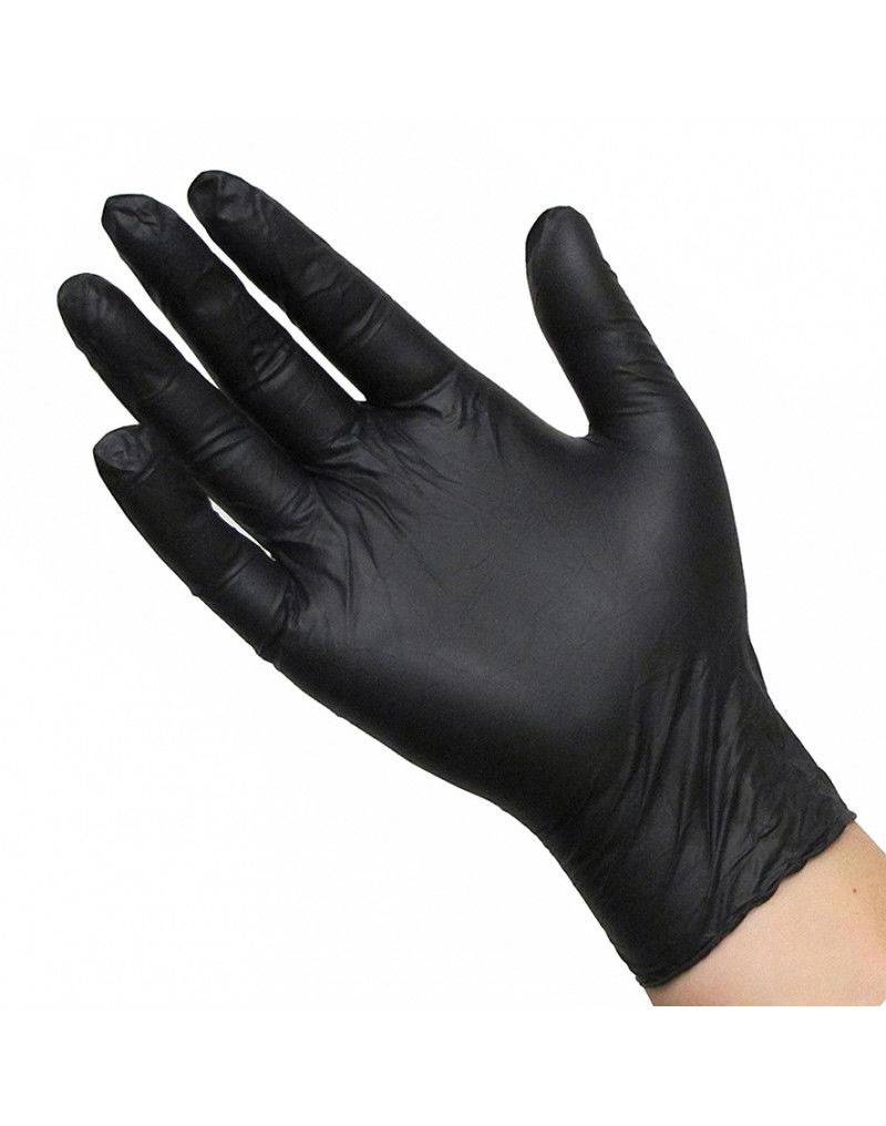 Rimba Latex Play - Disposable Latex Gloves (100 pieces) - Black - Image 5