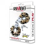Rimba - Police Handcuffs with Leopard printed Fur